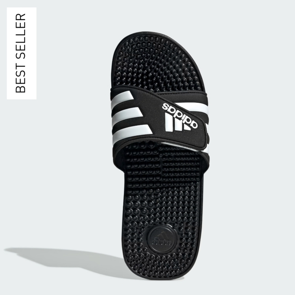 adidas Adissage Slides Black Womens 13 - Picture 10 of 13